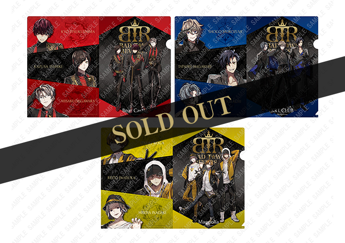 BAD TOWN REVERSAL クリアファイル3枚セット